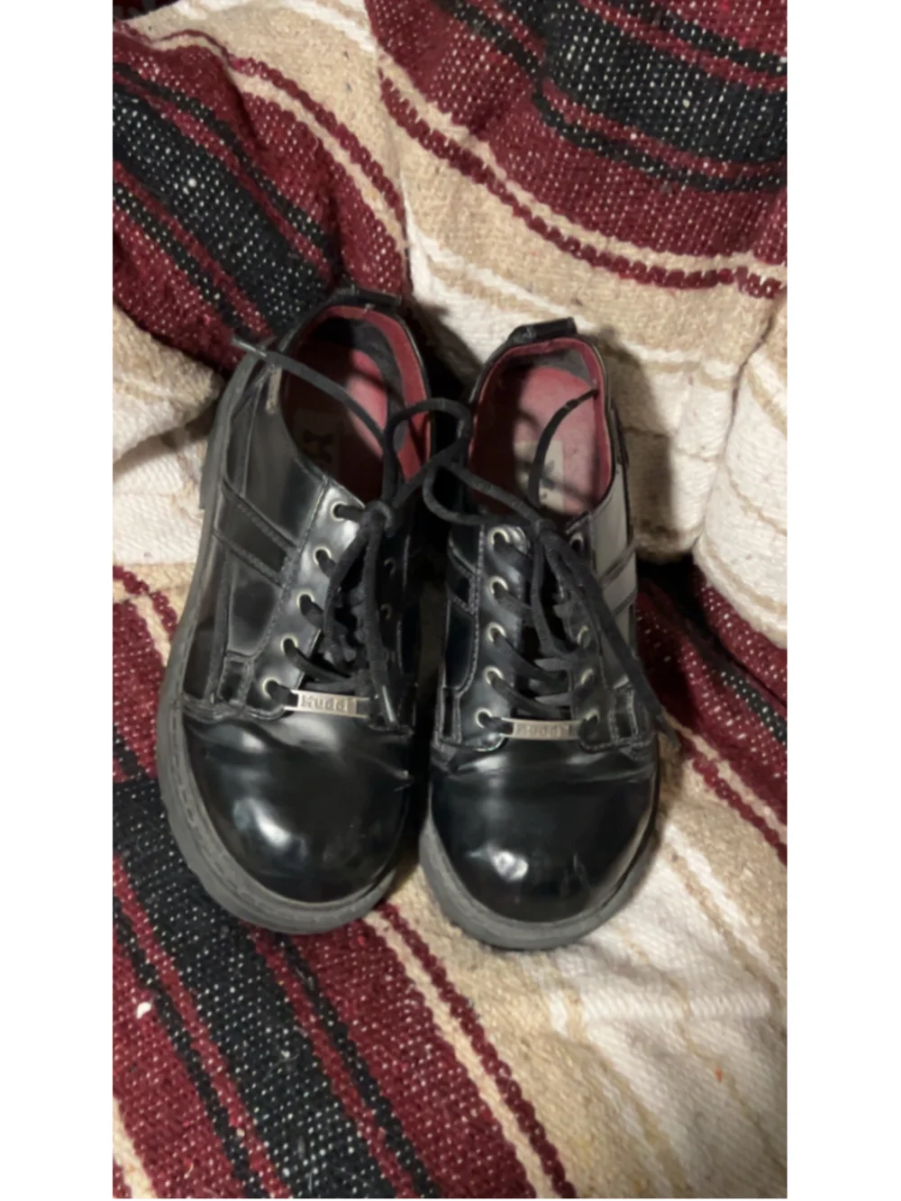 Women's Mudd Black Platform Shoes, Size 7